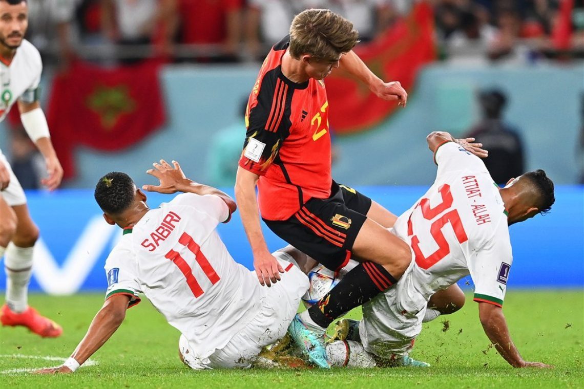 Maroko v drugem polčasu presenetil skromno Belgijo