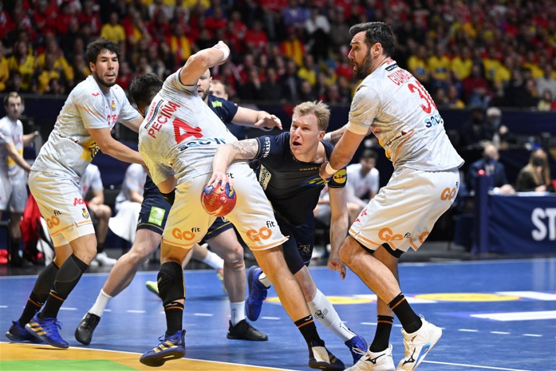 Španski rokometaši v malem finalu SP v Stockholmu boljši od Švedov