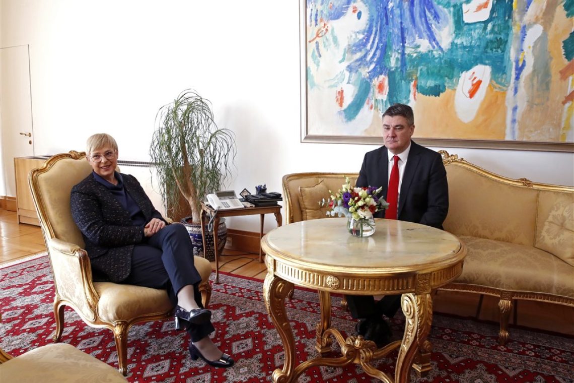 Pirc Musarjeva po obisku Zagreba zdaj v Berlin k Steinmeierju