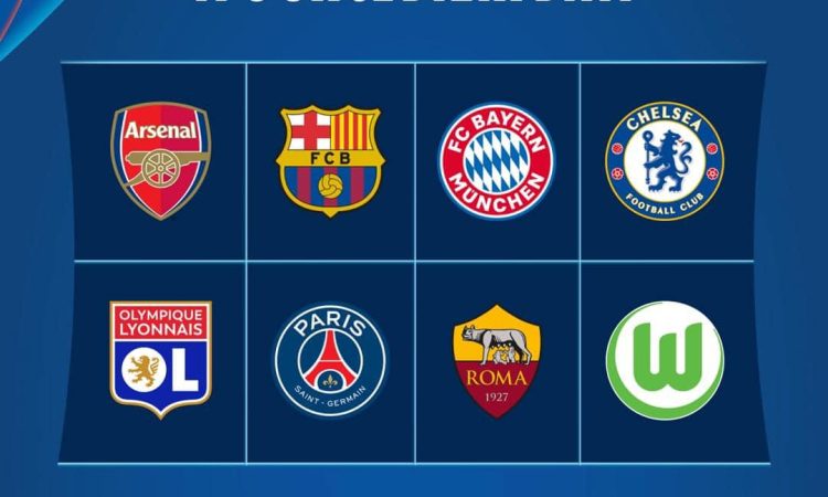 Uefa izžrebala četrtfinalne in polfinalne pare lige prvakinj