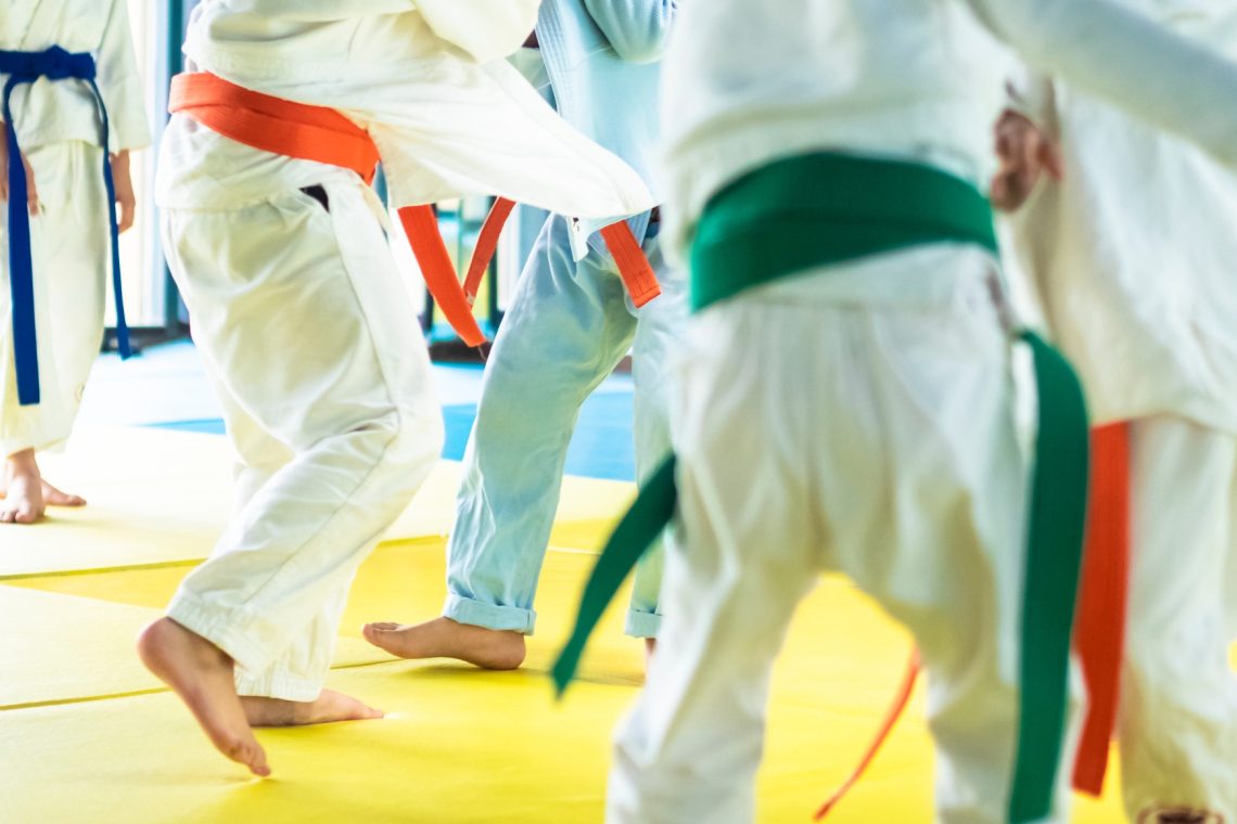 Živa Vilfan in Tina Jaklič v finalu evropskega prvenstva v katah v Podčetrtku