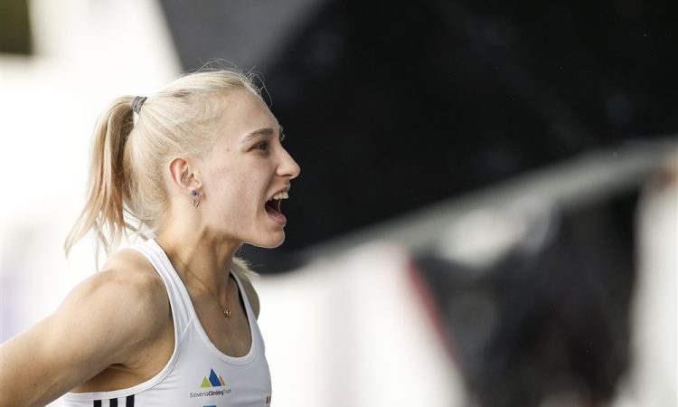 Janja Garnbret po brezhibni predstavi do zmage v Innsbrucku 