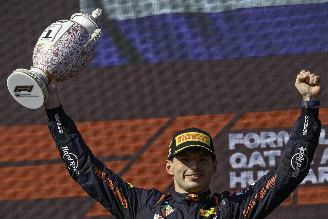 Verstappen zanesljivo prvi v Budimpešti, rekord Red Bulla