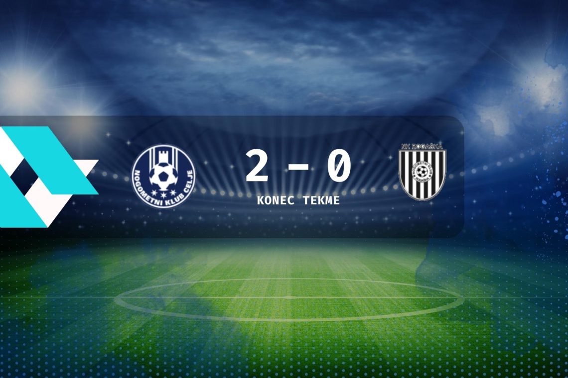 Nogometaši Celja so premagali Rogaško z 2:0 