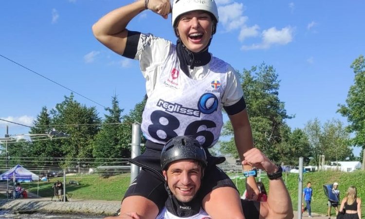 Tim Novak in Ana Šteblaj zmagala, Žnidarčič tretji na svetovnem pokalu v sprintu na divjih vodah