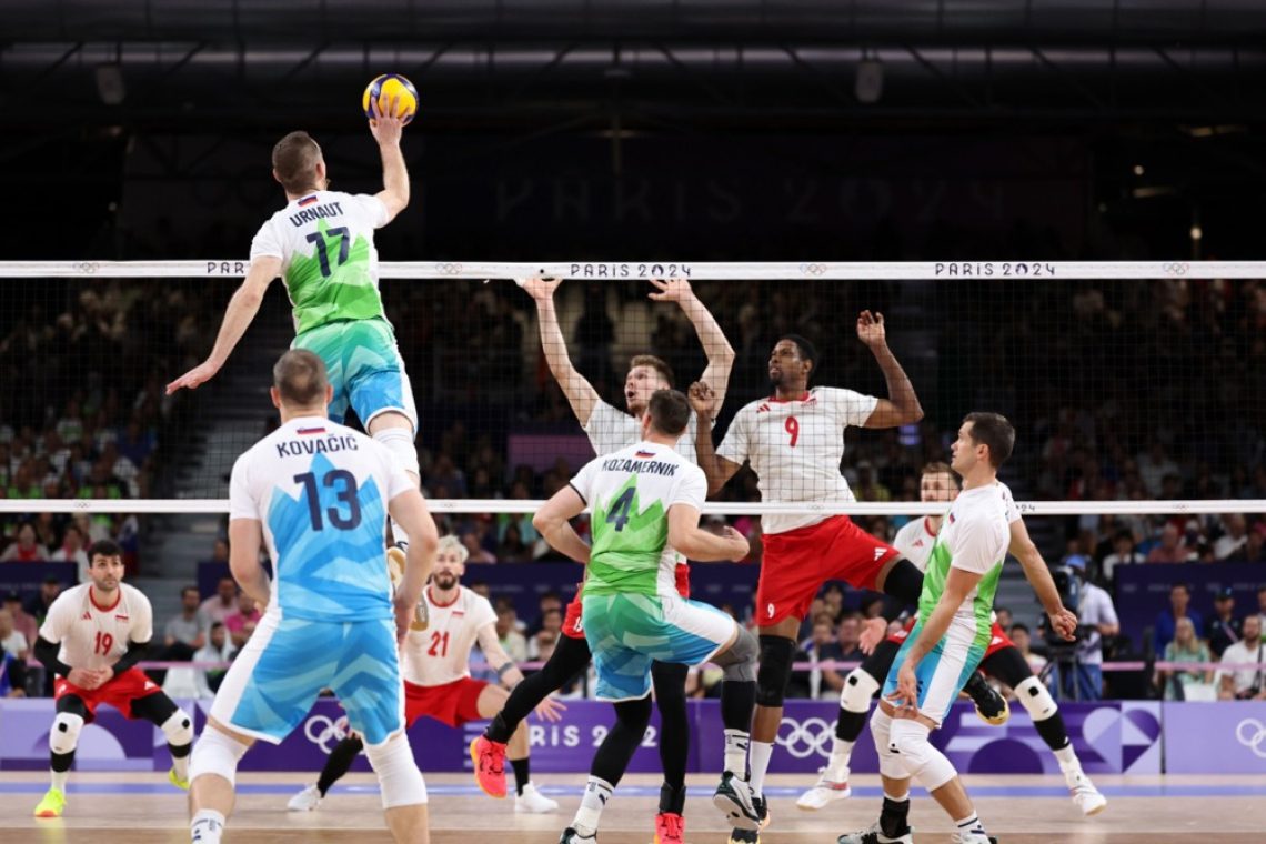 Slovenski odbojkarji v četrtfinalu olimpijskih iger izgubili proti Poljski z 1:3