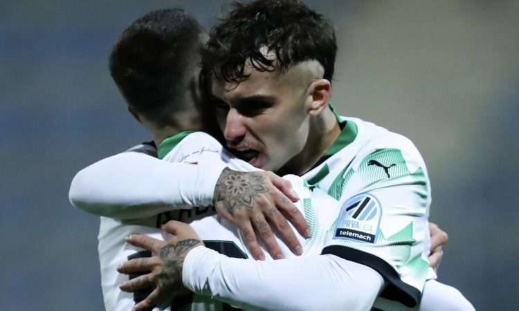 Nogometaši Kalcer Radomelj so izgubili proti ljubljanski Olimpiji z 0:2