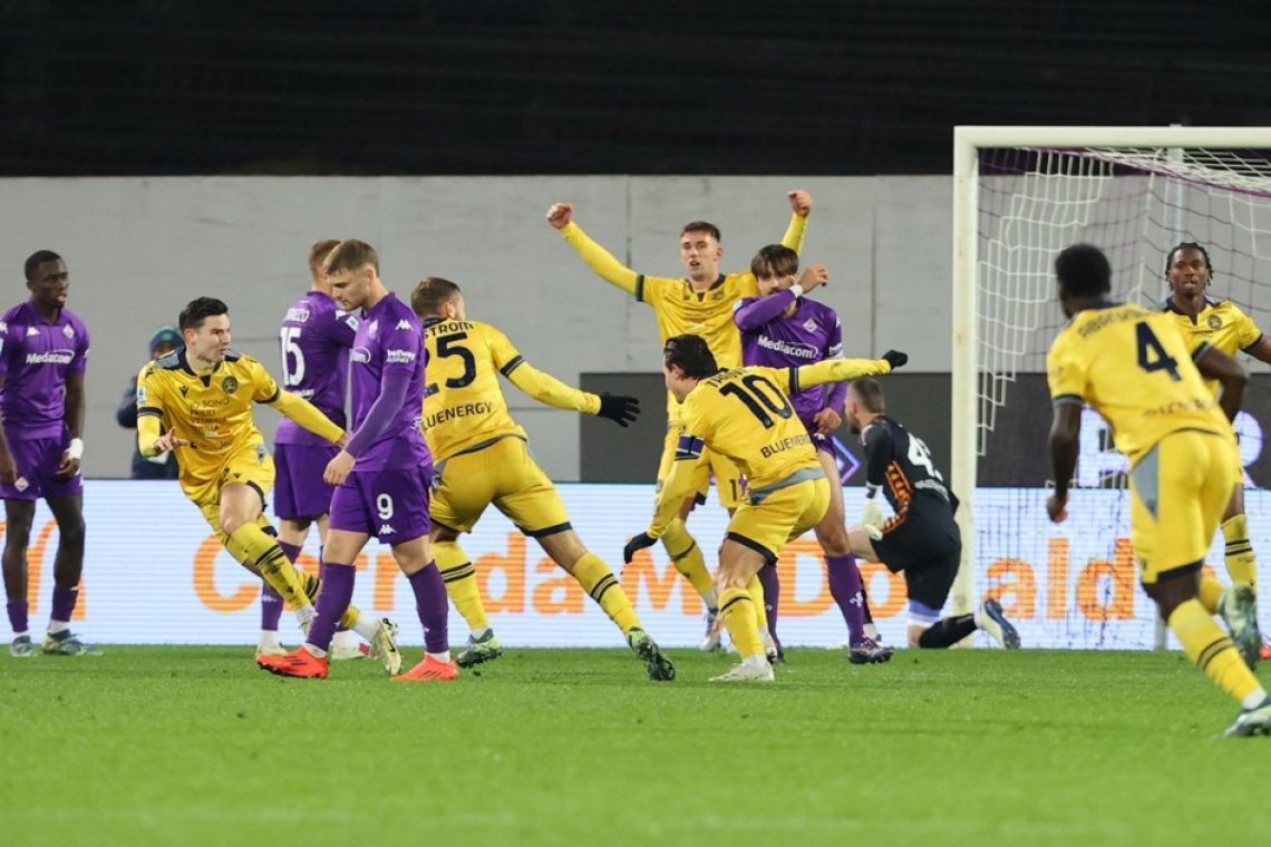 Udinese z Lovričem, a brez Bijola do zmage v Firencah