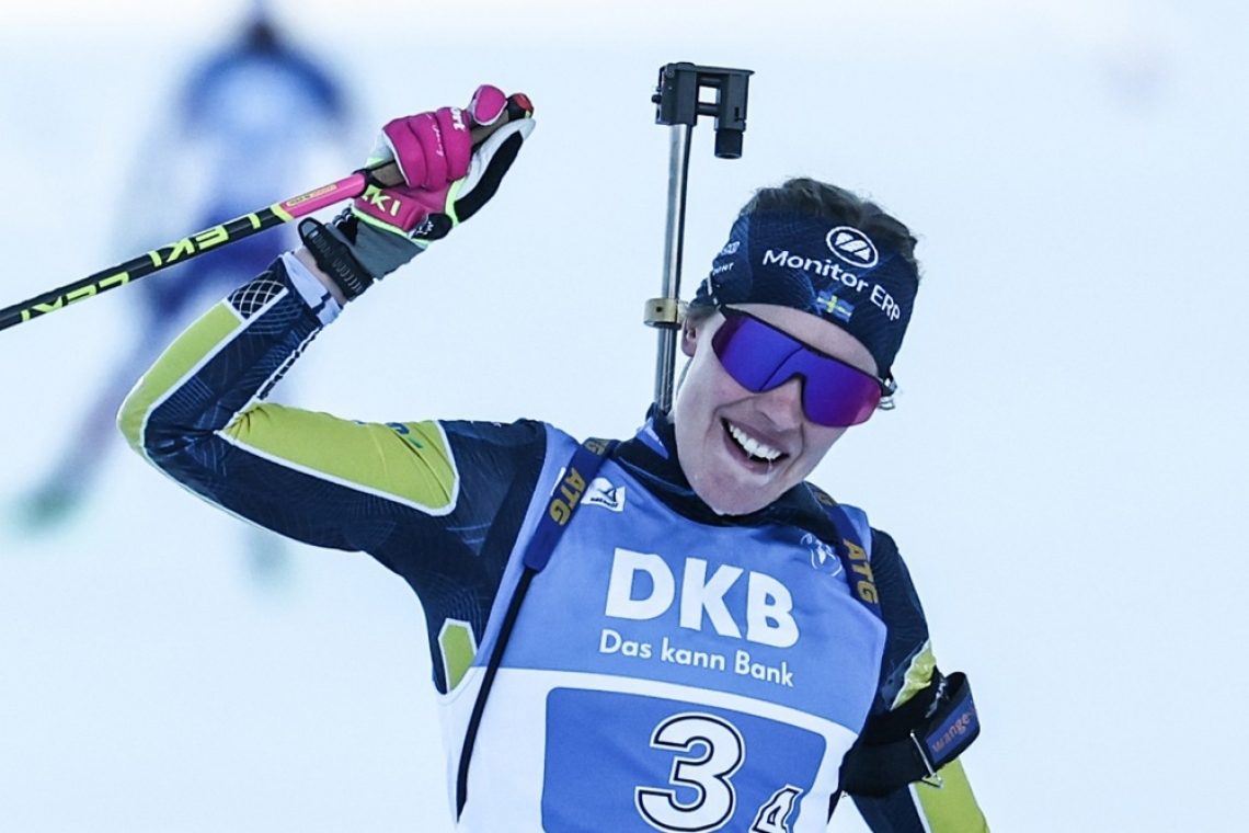 Elvira Öberg do naslova v skupinskem startu, Lampič 16.