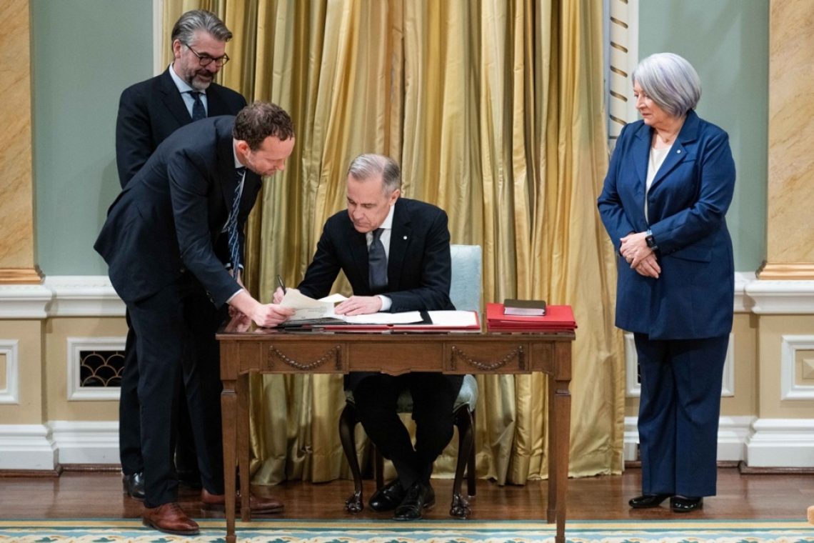 Mark Carney prisegel kot novi kanadski premier