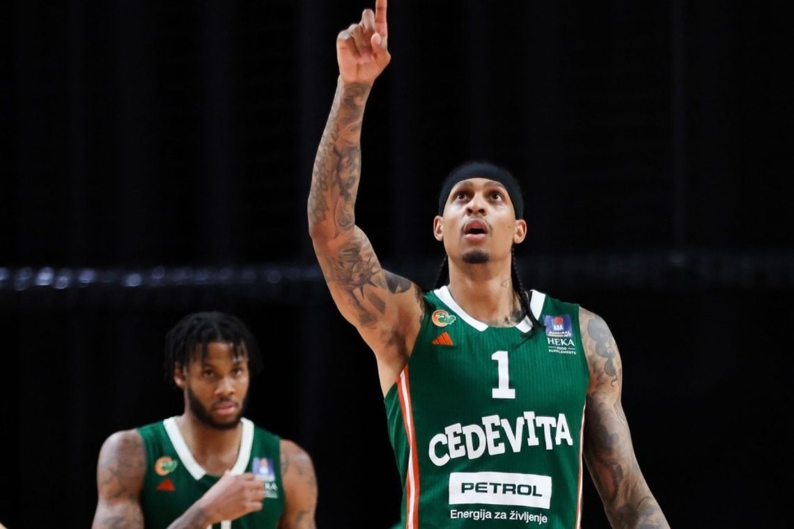 Košarkarji Cedevite Olimpije so v 23. krogu lige Aba po podaljšku premagali Zadar z 80:75 