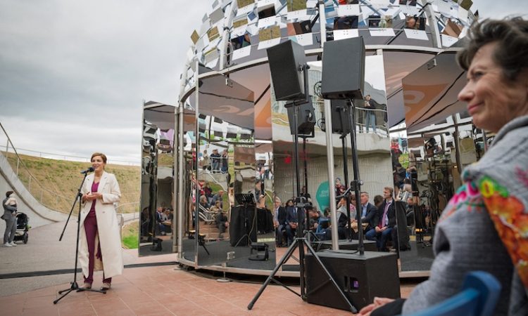 Otvoritev kupole Ingeborg Bachmann povezala evropsko prestolnico kulture in avstrijsko Koroško