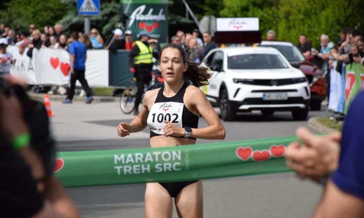 Liza Šajn in Jakob Medved državna prvaka v polmaratonu v Radencih