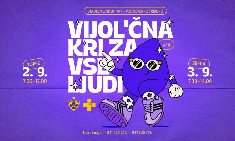 V Mariboru znova poteka krvodajalska akcija 'Vijol’čna kri za vse ljudi'