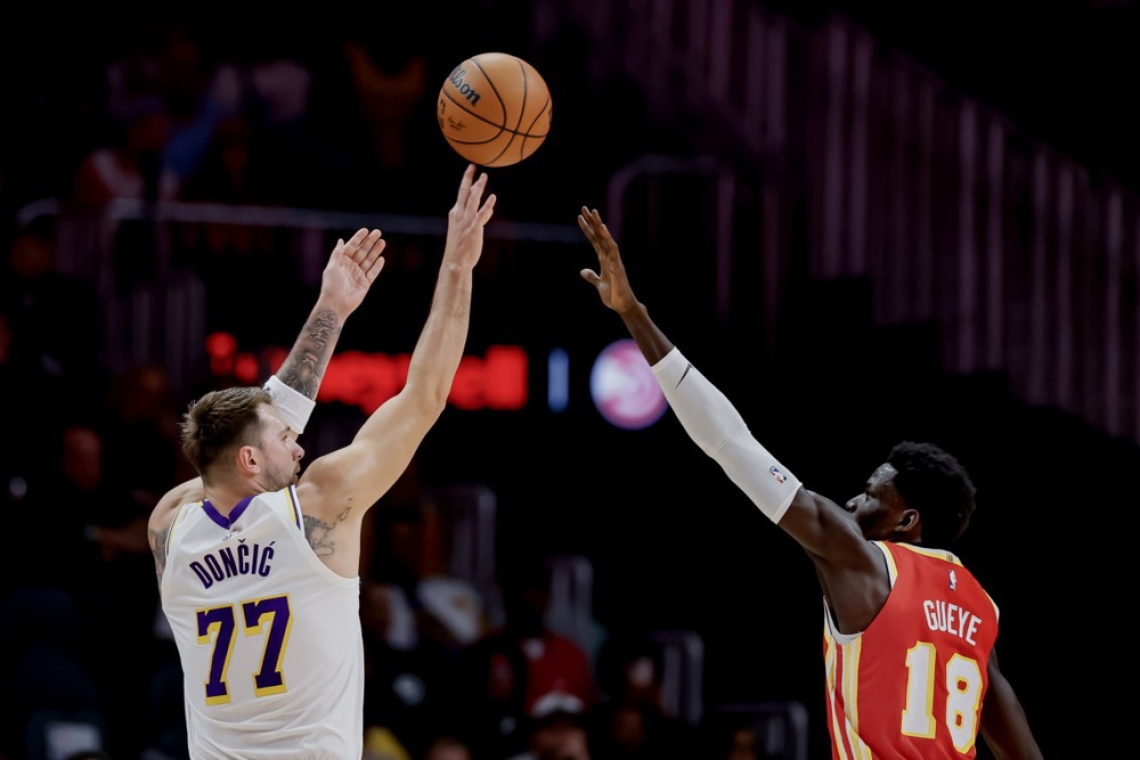 Hawks v ligi NBA zaustavili niz petih zaporednih zmag Lakers